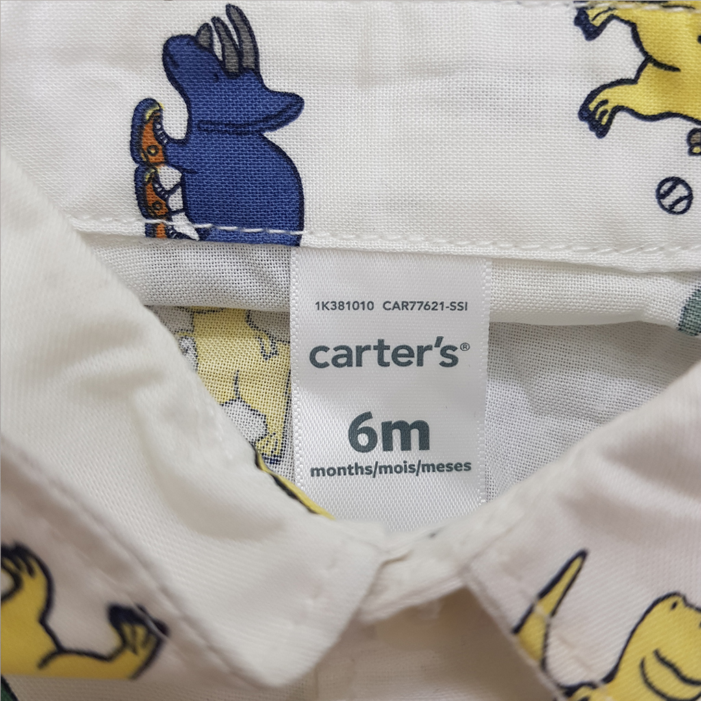 پیراهن پسرانه 35109 سایز 6 ماه تا 5 سال مارک Carters