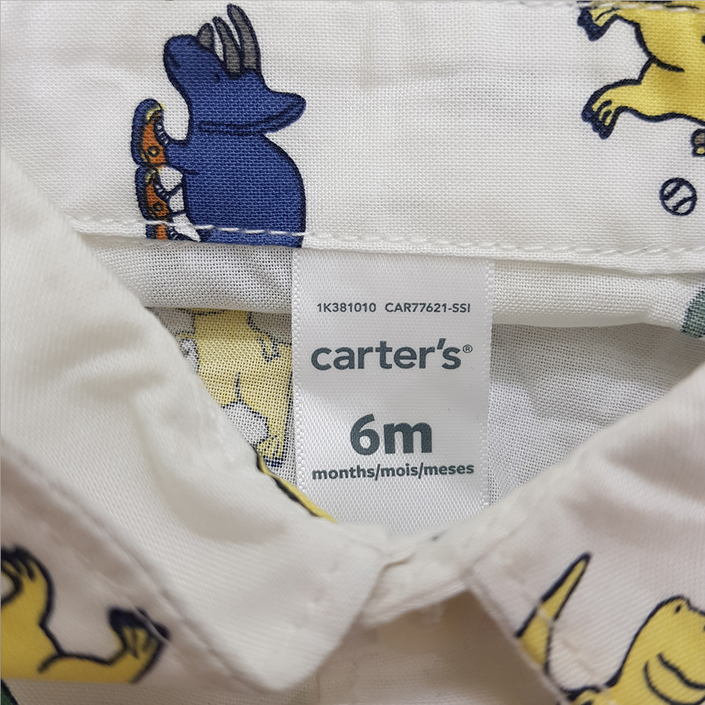 پیراهن پسرانه 35109 سایز 6 ماه تا 5 سال مارک Carters   *