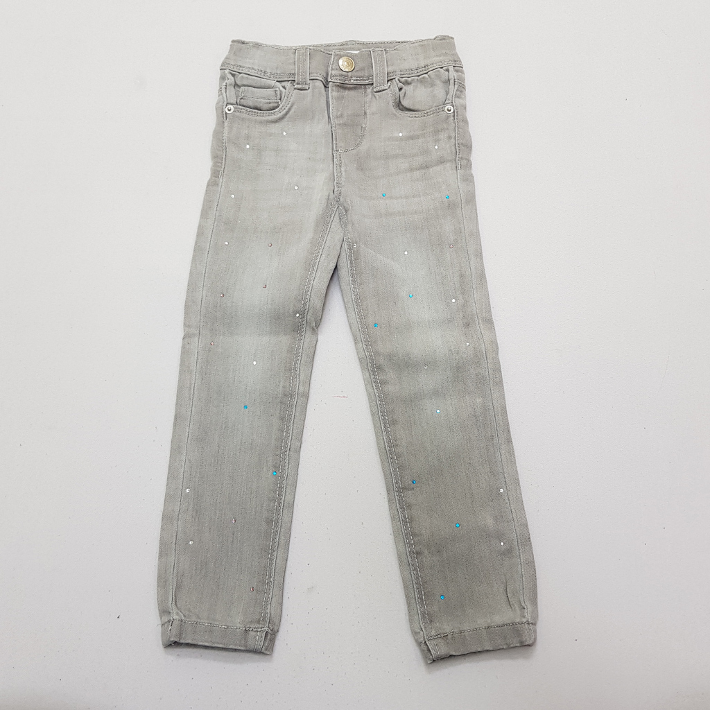 شلوار جینز دخترانه 35135 سایز 3 تا 12 سال مارک kiabi