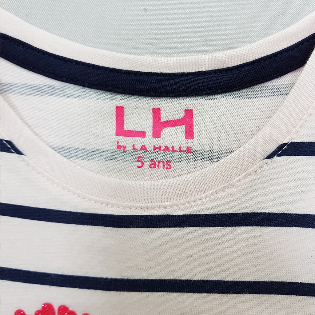 تی شرت دخترانه 34950 سایز 4 تا 10 سال مارک LH