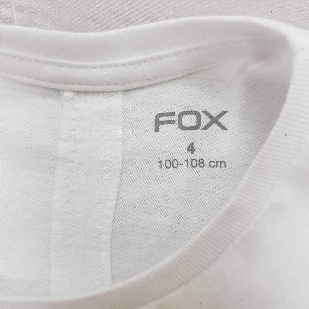 تی شرت دخترانه 35031 سایز 4 تا 18 سال کد 2 مارک FOX