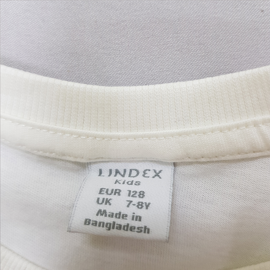 تی شرت دخترانه 35224 سایز 7 تا 14 سال کد 3 مارک Lindex