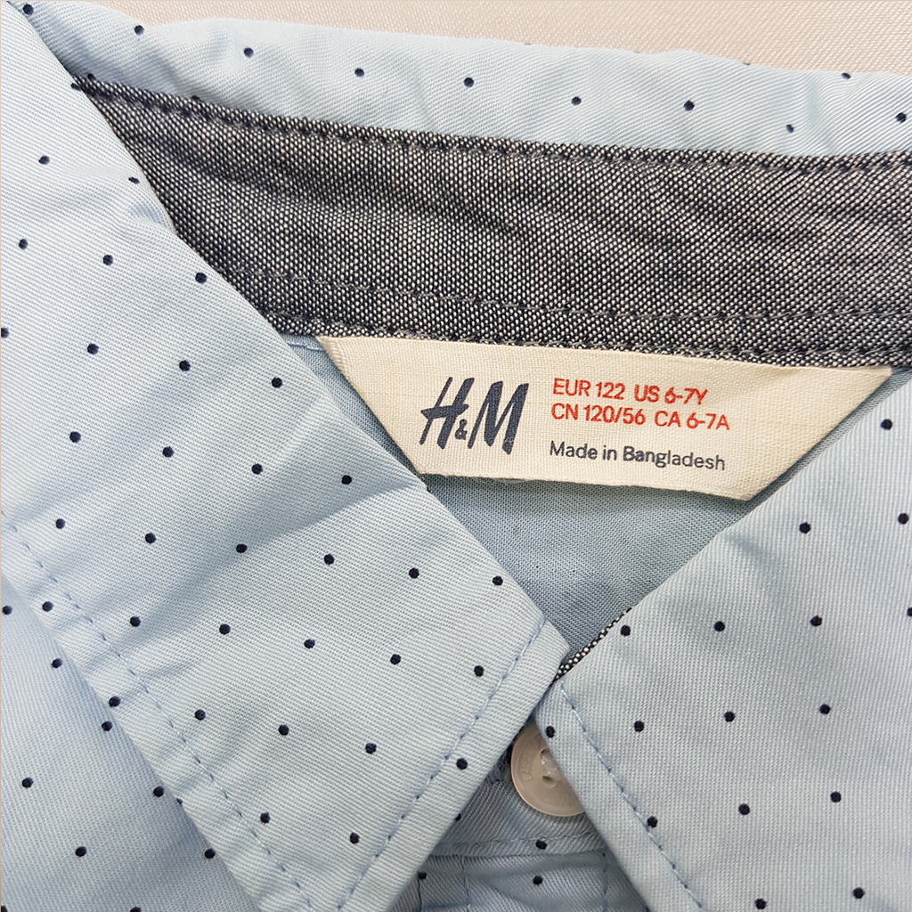 پیراهن پسرانه 35171 سایز 12 ماه تا 15 سال مارک H&M   *
