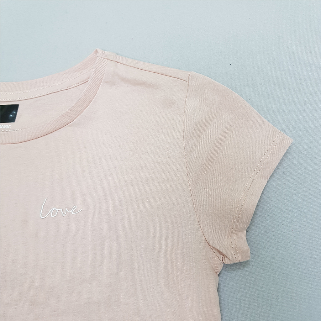 تی شرت دخترانه 35249 سایز 9 تا 15 سال کد 3 مارک H&M