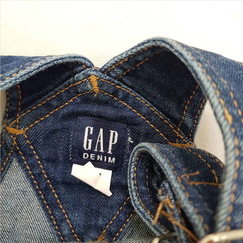 پیشبندار جینز 35359 سایز 3 تا 24 ماه مارک GAP