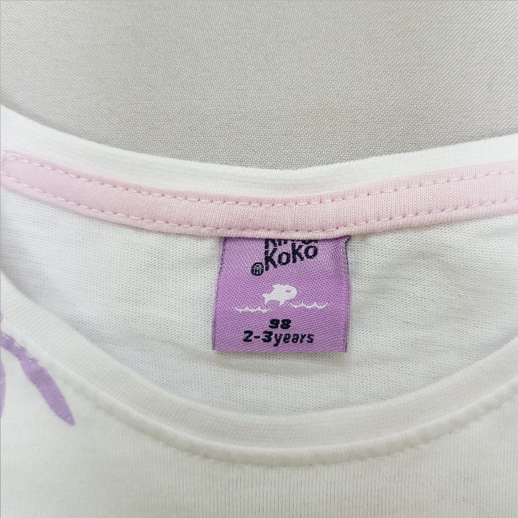 تی شرت دخترانه 35439 سایز 1.5 تا 7 سال مارک KIKI&KOKO