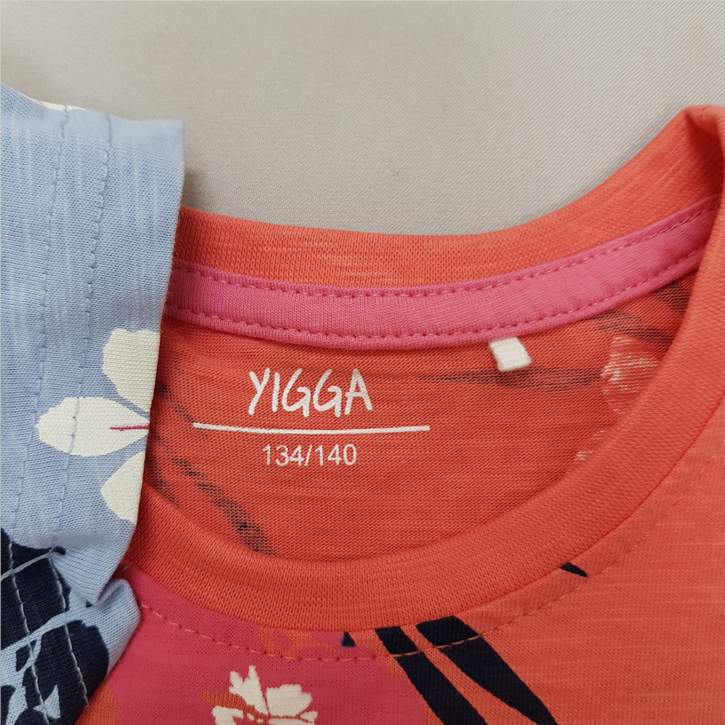 تی شرت دخترانه 35430 سایز 7 تا 14 سال مارک YIGGA