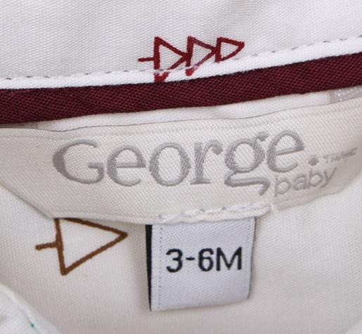 پیراهن پسرانه 11816 سایز 3 ماه تا 5 سال مارک GEORGE