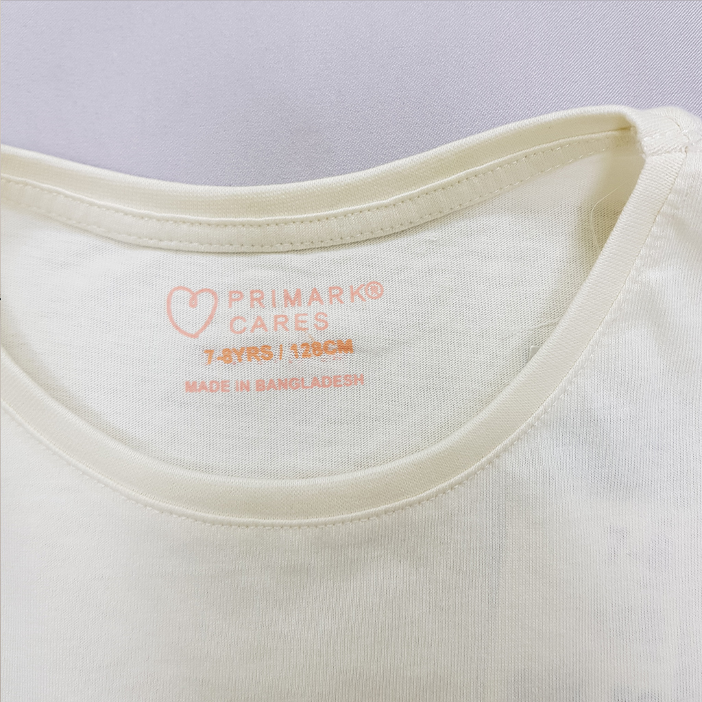 تی شرت دخترانه 35417 سایز 7 تا 15 سال مارک Primark