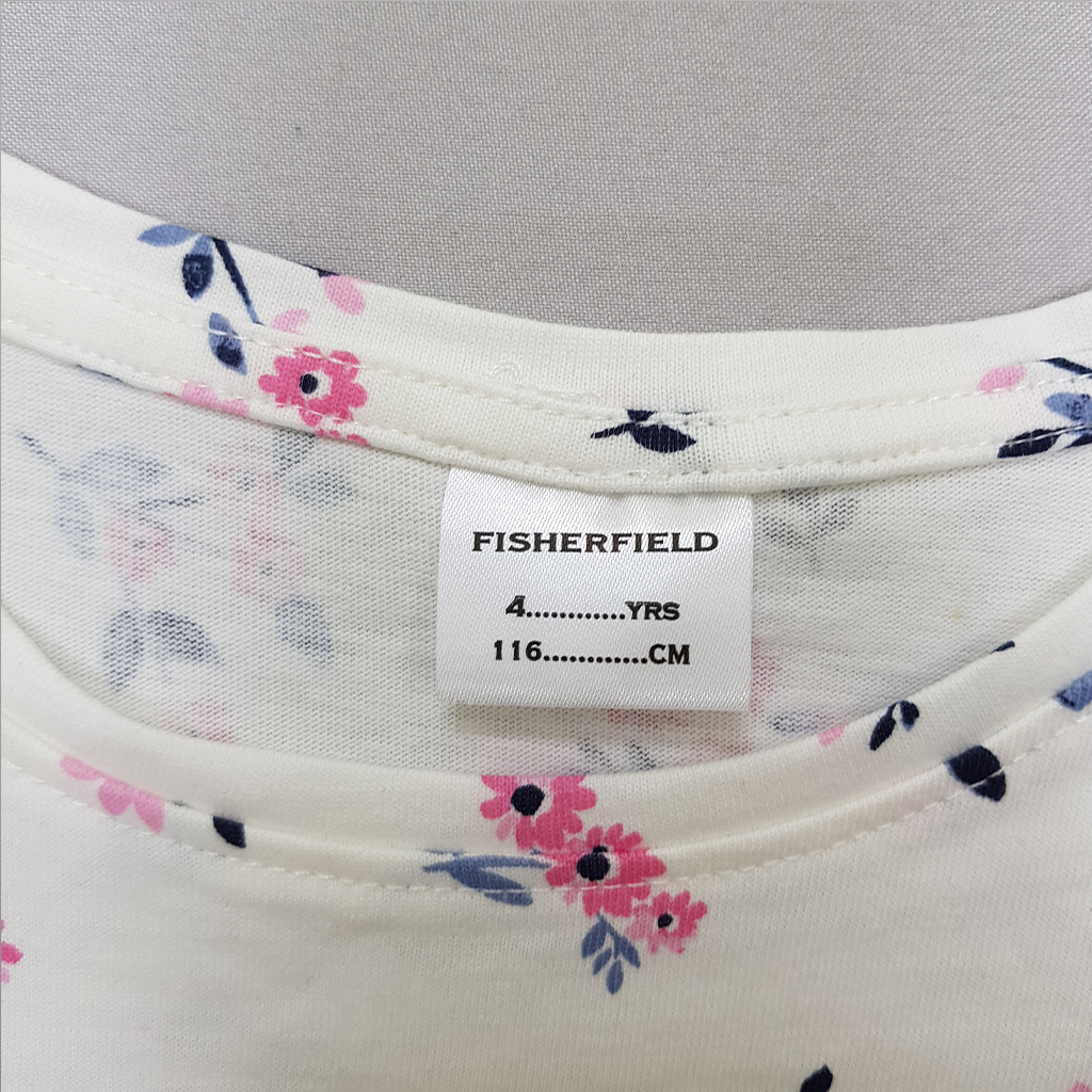 تی شرت دخترانه 35462 سایز 2 تا 10 سال کد 1 مارک FISHERFIELD