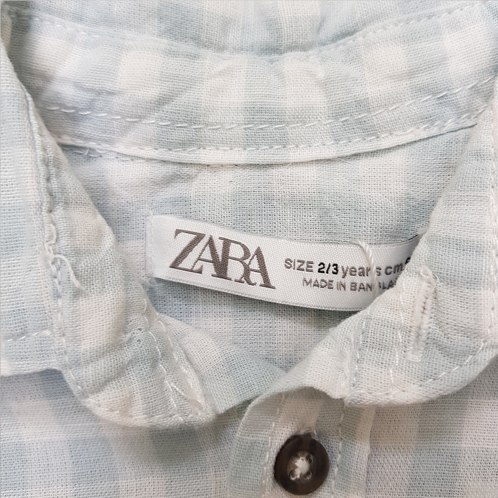 پیراهن پسرانه 35486 سایز 2 تا 16 سال کد 3 مارک ZARA