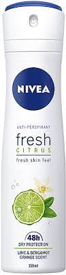 اسپری ضد تعریق زنانه نیوآ مدل fresh citrus کد 75353