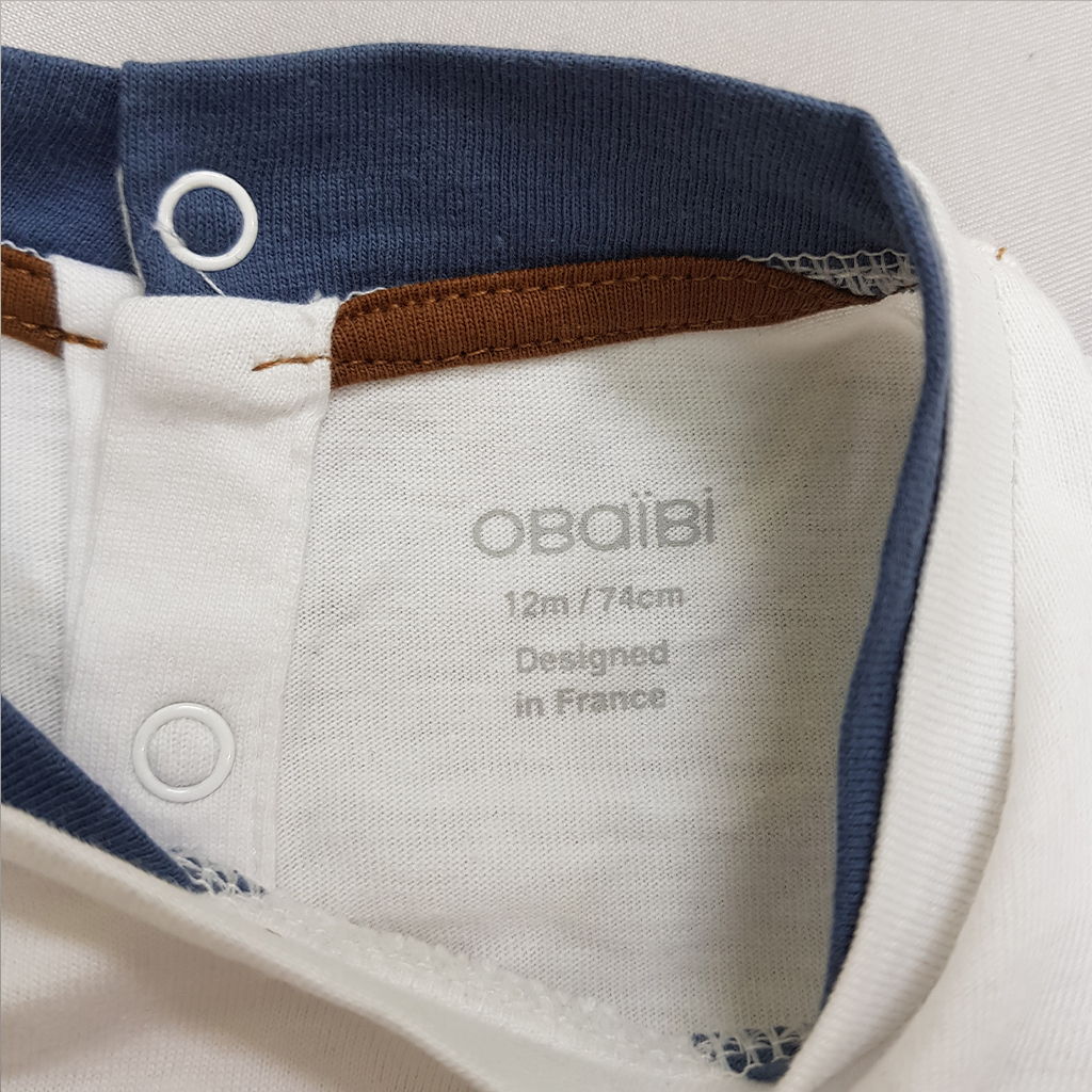 تی شرت پسرانه 35615 سایز 3 تا 36 ماه مارک OBAIBI