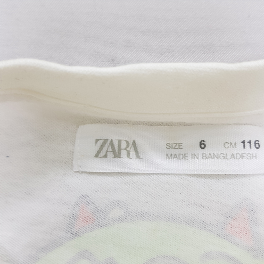 تی شرت پسرانه 35592 سایز 6 تا 14 سال مارک ZARA