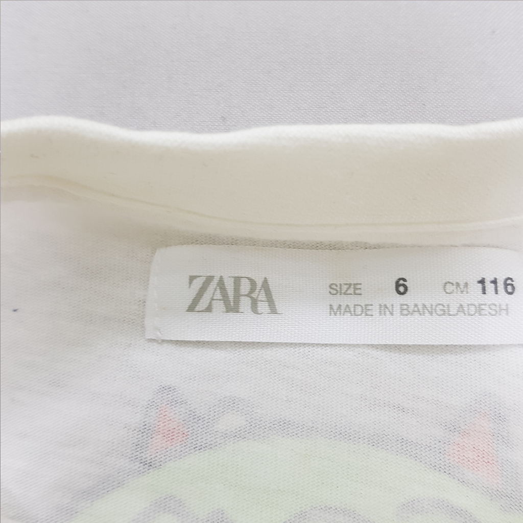 تی شرت پسرانه 35592 سایز 6 تا 14 سال مارک ZARA