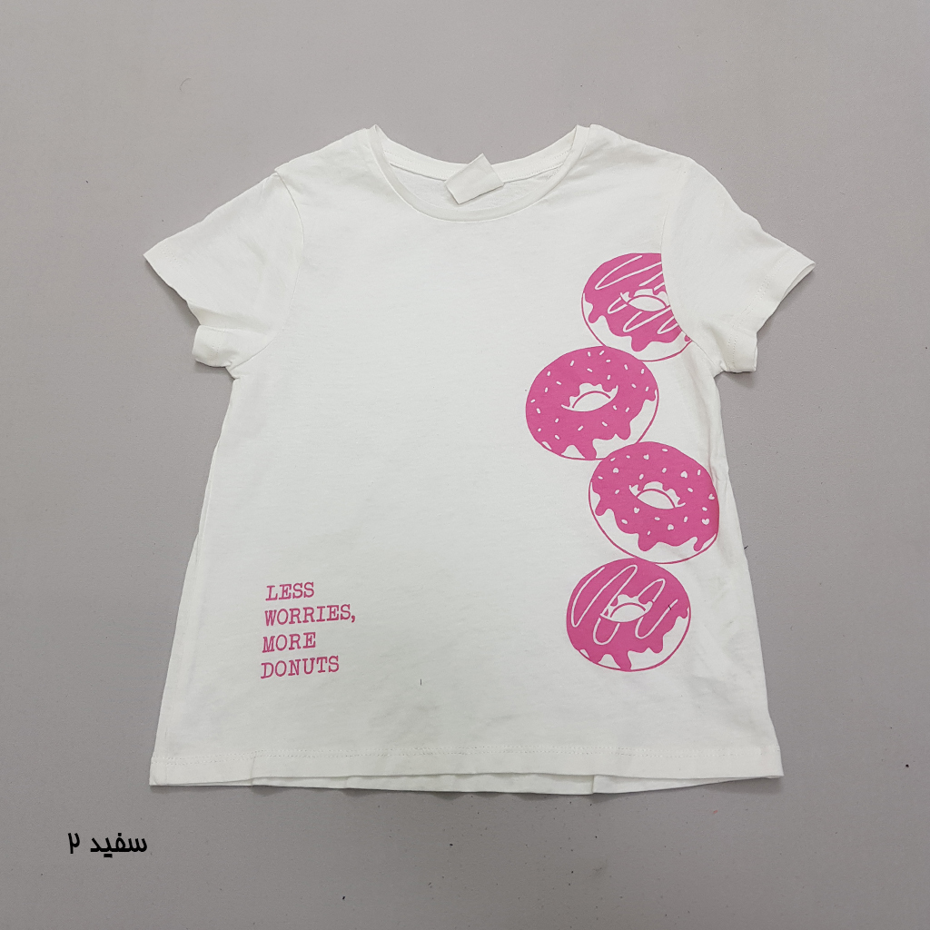 تی شرت دخترانه 35588 سایز 4 تا 14 سال مارک LEFTIES