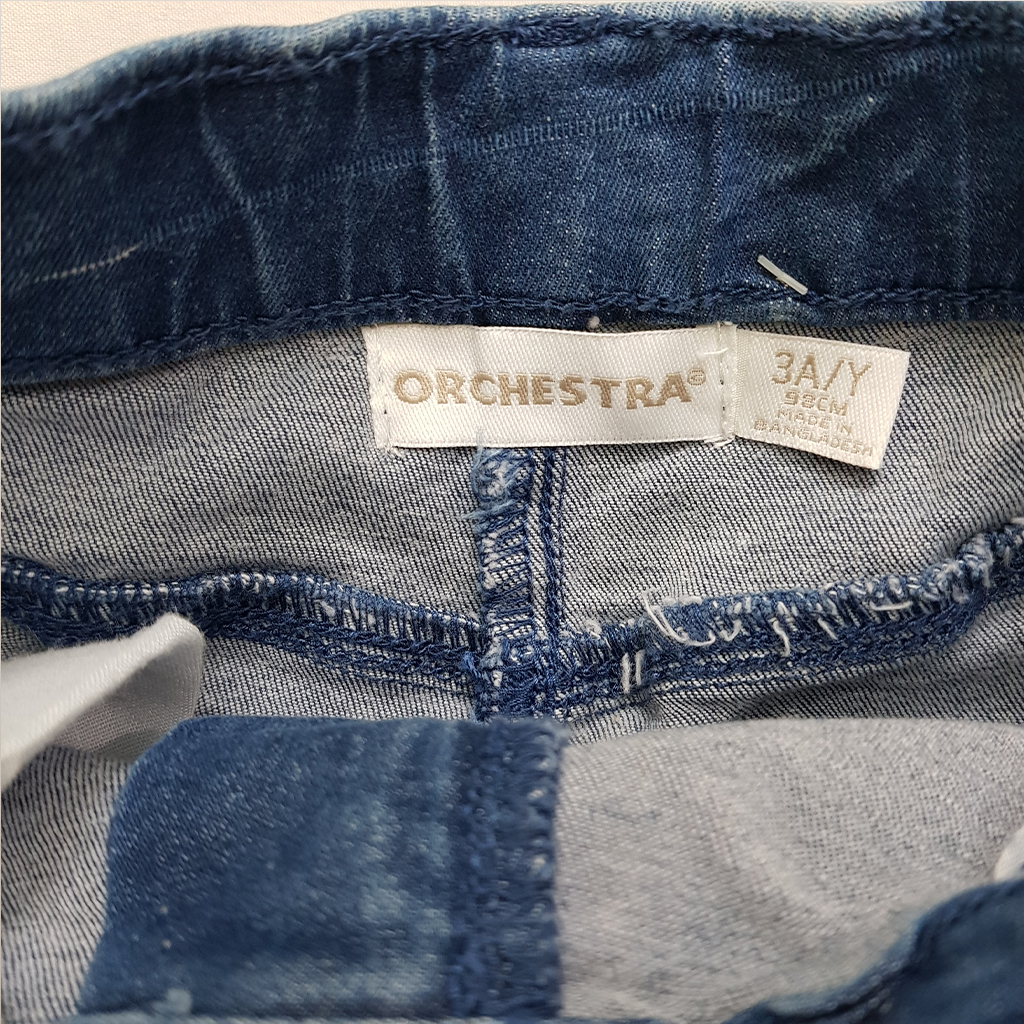 شلوار جینز دخترانه 35556 سایز 3 تا 14 سال مارک ORCHESTRA