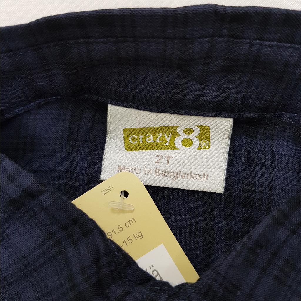 پیراهن پسرانه 35674 سایز 2 تا 12 سال مارک CRAZY