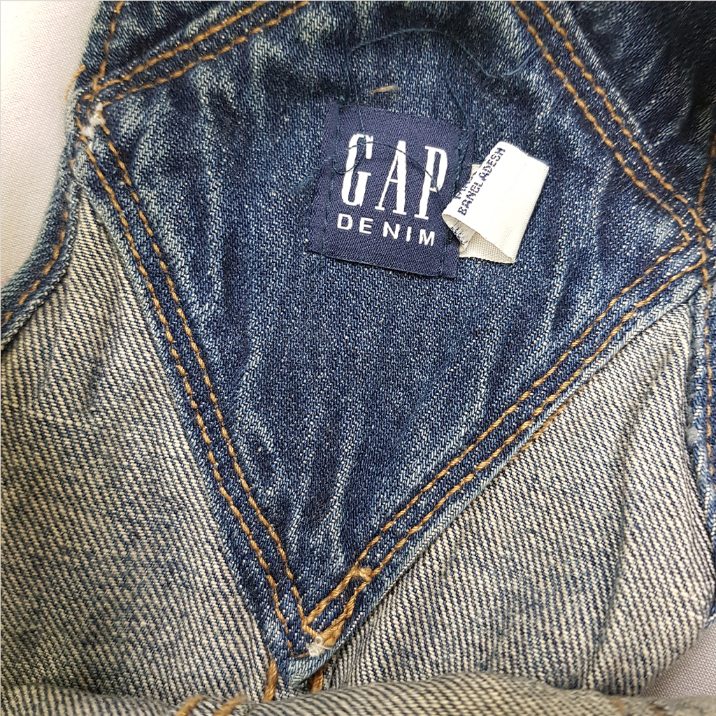 پیشبندار جینز 35657 سایز 9 تا 24 ماه مارک GAP