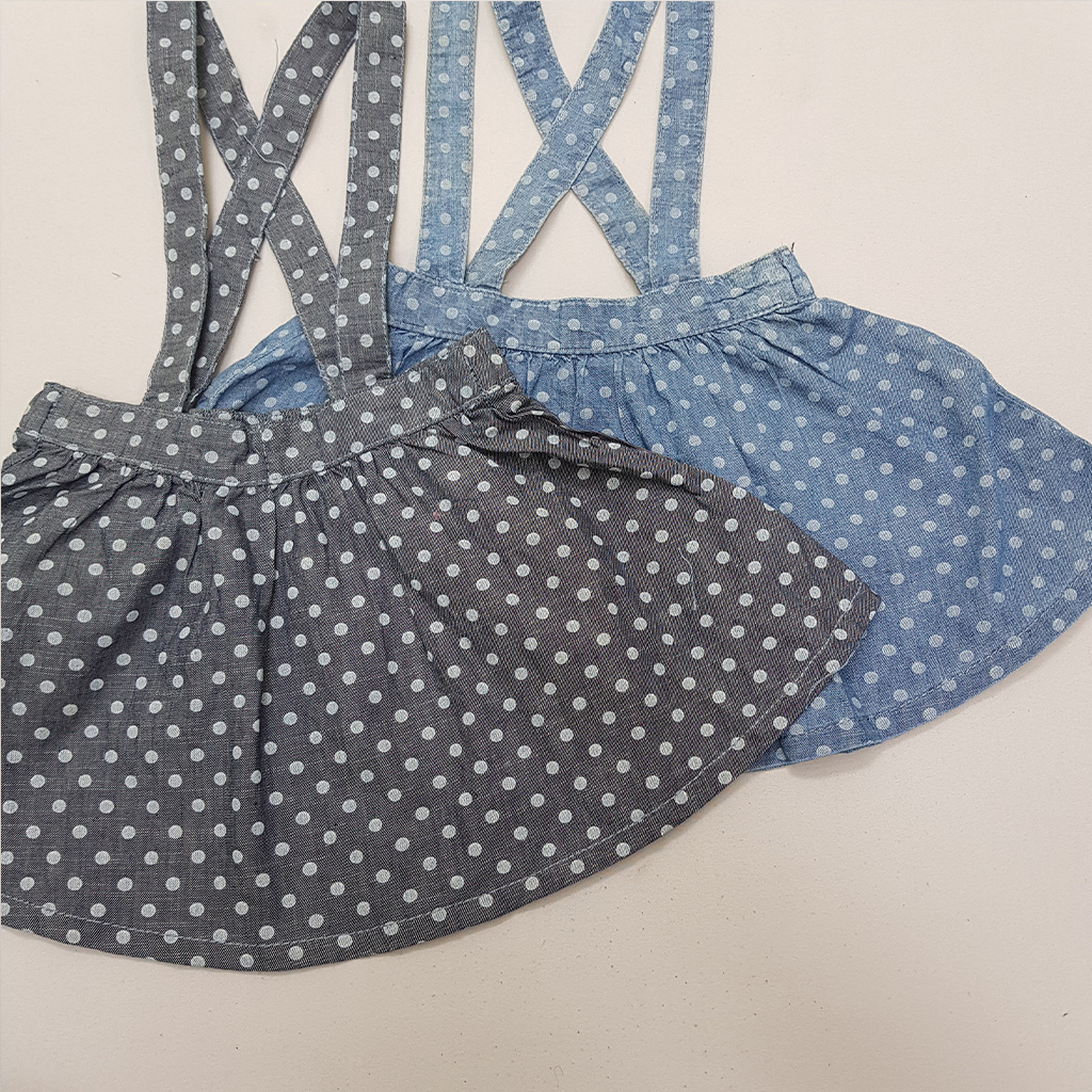 پیشبندار دامنی دخترانه 35669 سایز 1.5 تا 10 سال مارک H&M