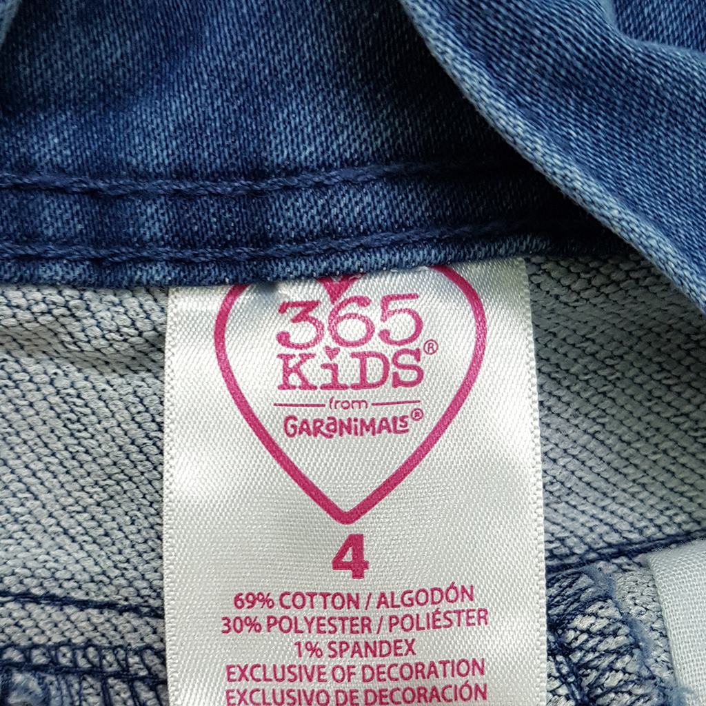 پیشبندار جینز دخترانه 35747 سایز 4 تا 10 سال مارک Garanimals
