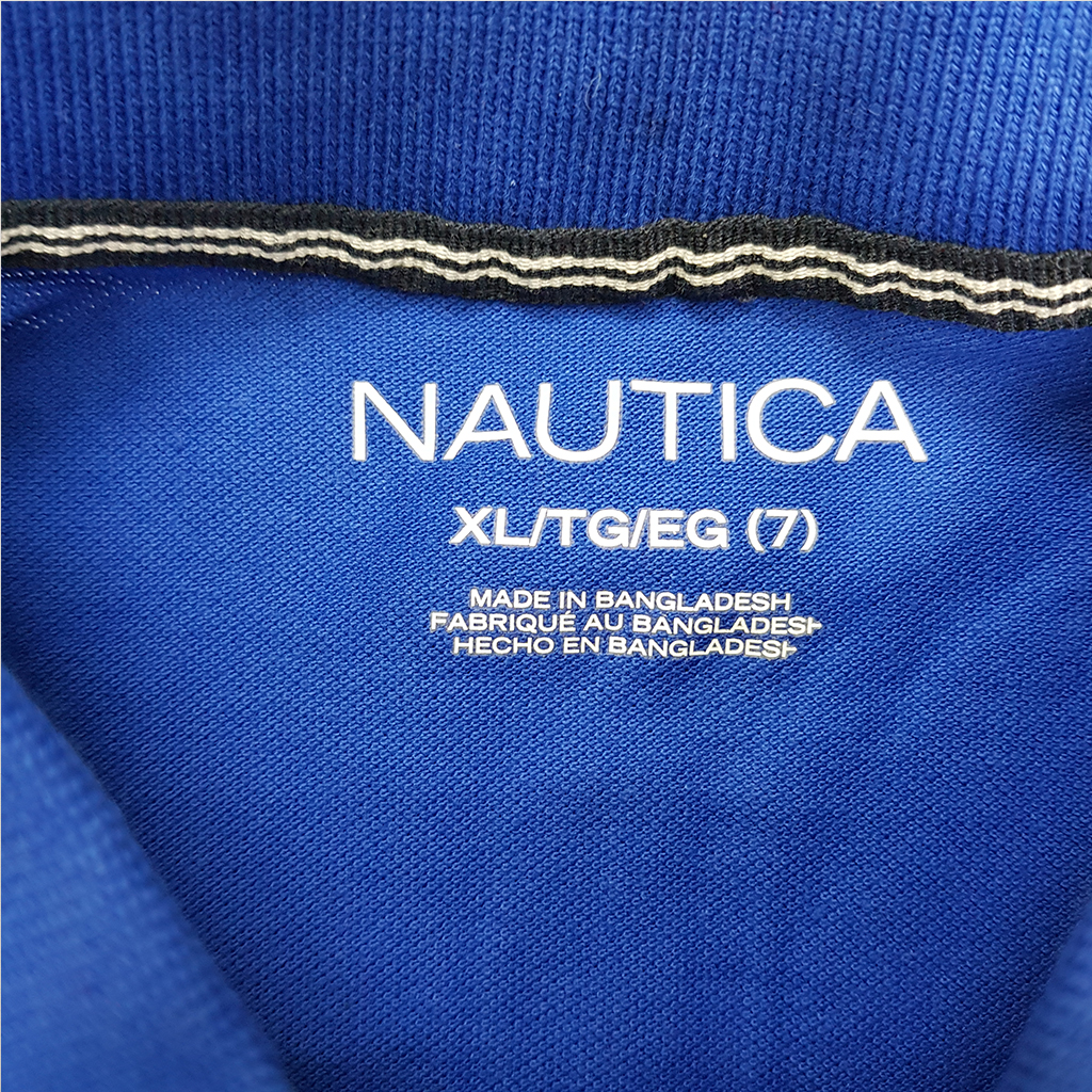 تی شرت یقه دار پسرانه 35744 سایز 3 تا 20 سال مارک NAUTICA