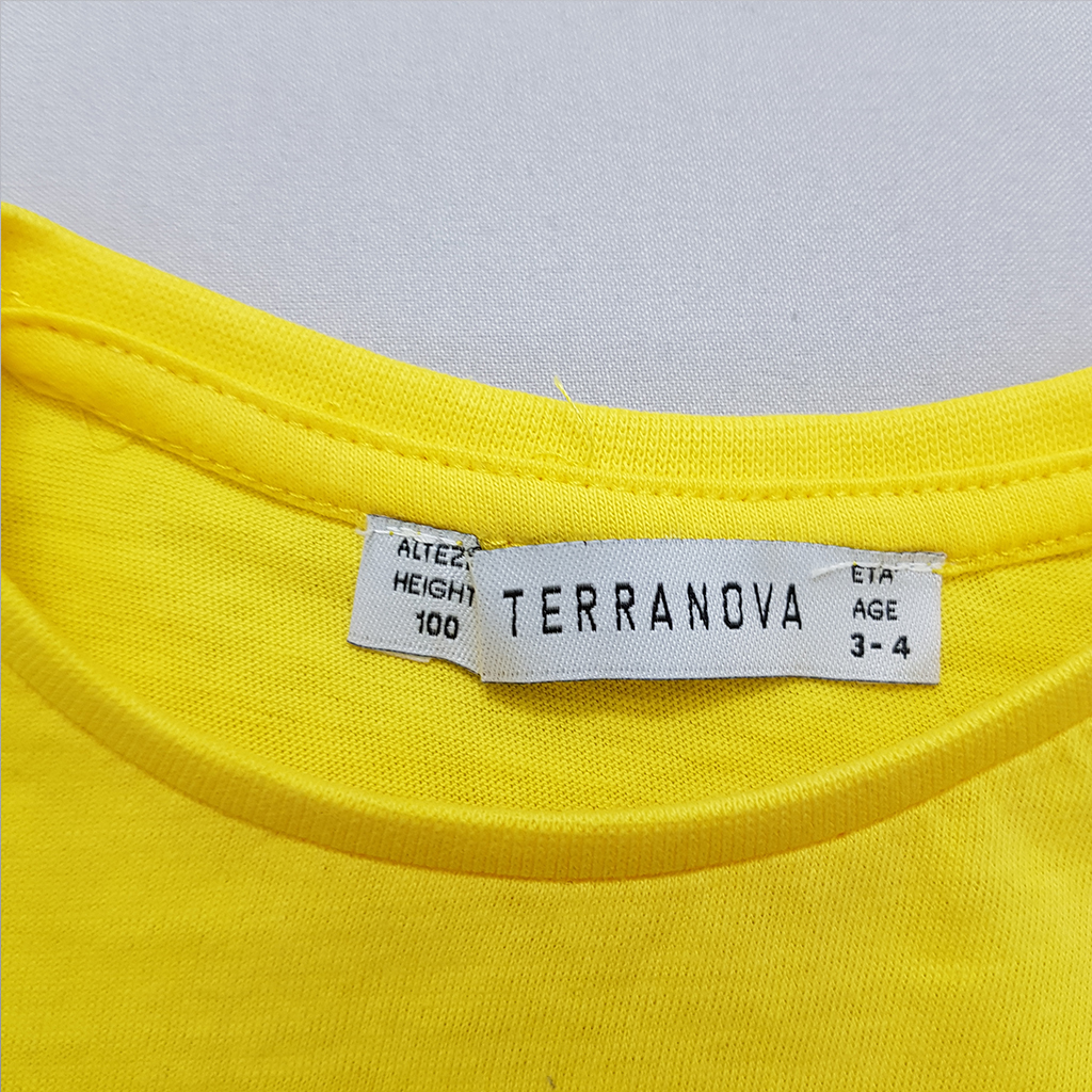 تی شرت دخترانه 35764 سایز 3 تا 13 سال مارک Terranova