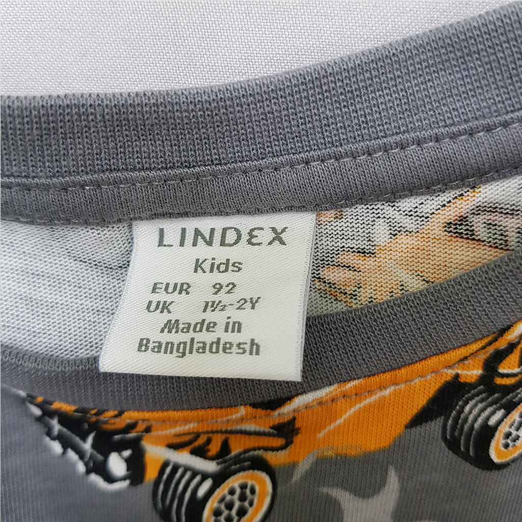 تی شرت پسرانه 35918 سایز 1.5 تا 8 سال کد 4 مارک LINDEX
