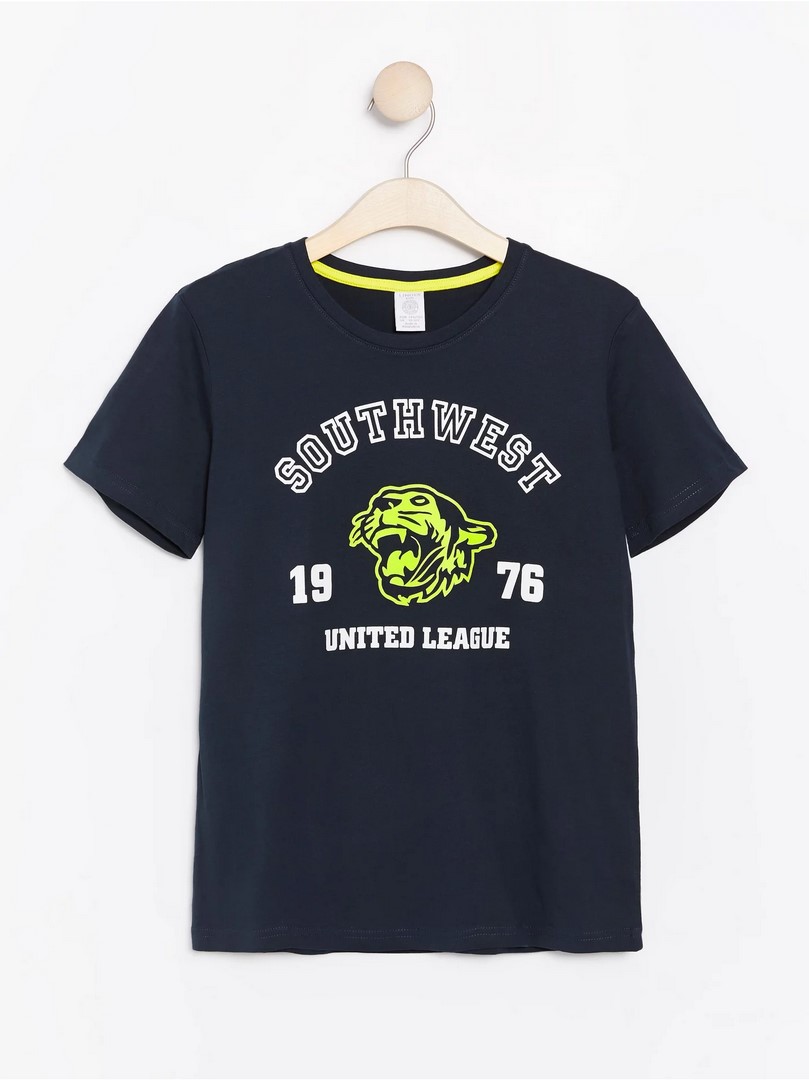 تی شرت پسرانه 35918 سایز 7 تا 14 سال کد 17 مارک LINDEX