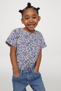 تی شرت دخترانه 35923 سایز 3 تا 14 سال کد 3 H&M