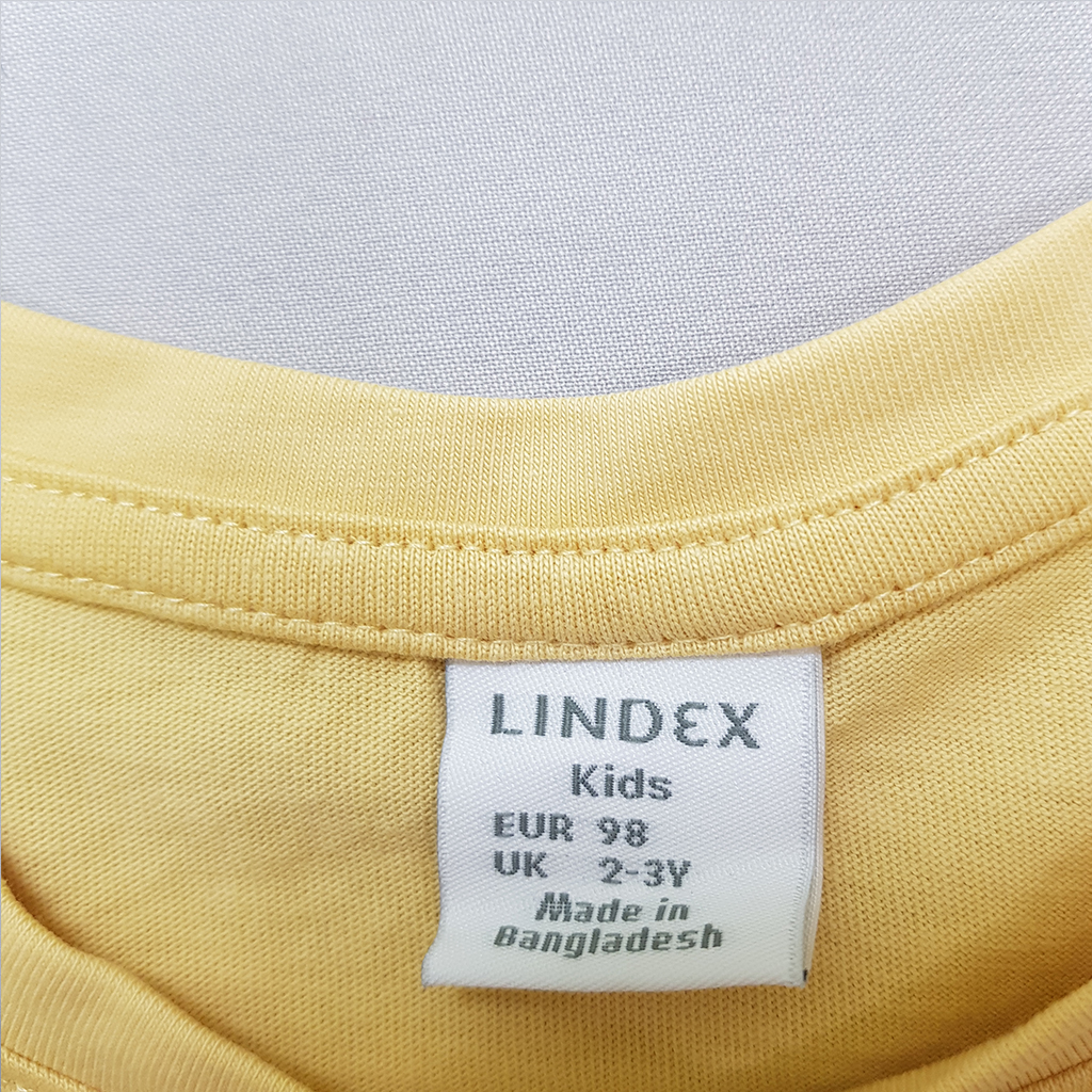 تی شرت دخترانه 35918 سایز 1.5 تا 9 سال کد 11 مارک LINDEX