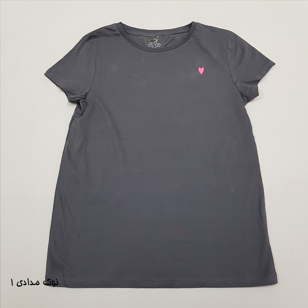 تی شرت دخترانه 35718 سایز 9 تا 14 سال کد 11 مارک H&M