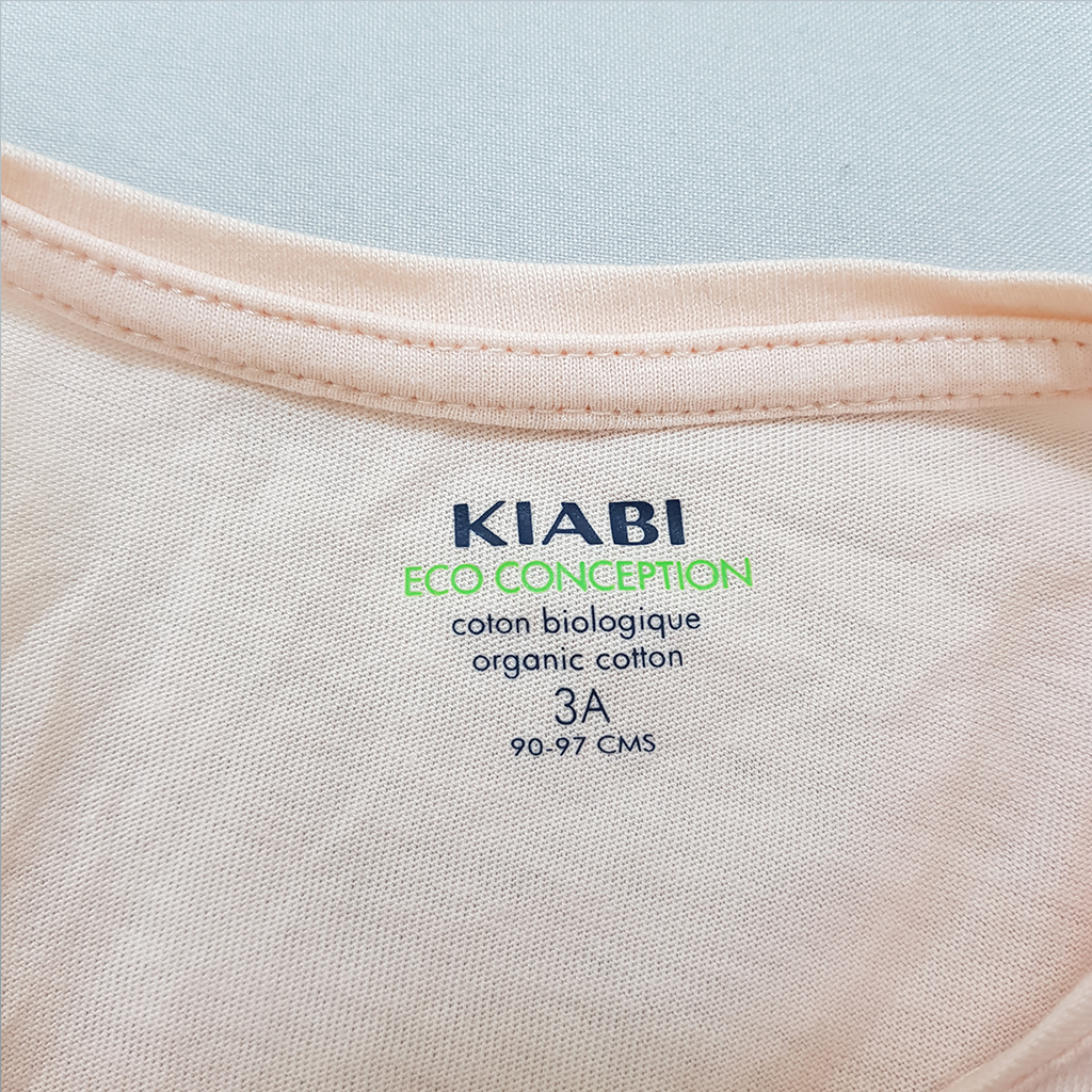 تی شرت دخترانه 36334 سایز 3 تا 12 سال مارک Kiabi