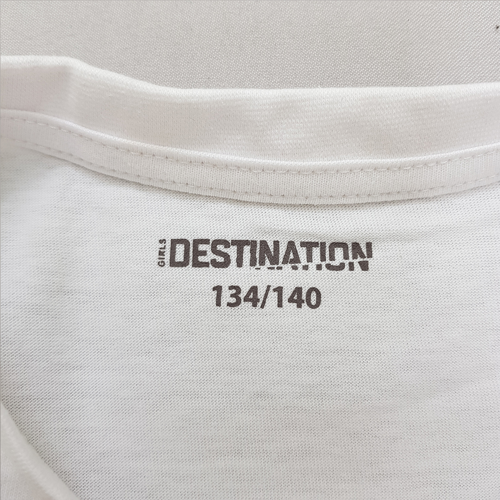 تی شرت دخترانه 36364 سایز 9 تا 15 سال کد 3 مارک Destination