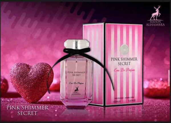ادکلن زنانه الحامبرا پینک شیمر سکرت Alhambra Pink Shimmer Secret کد 408420