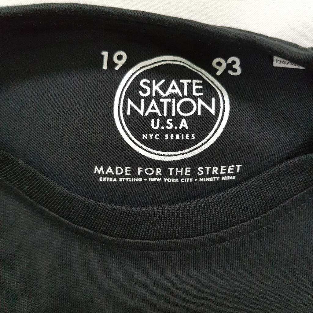 تی شرت پسرانه سایز 9 تا 16 سال36519 کد1 مارک SKATE NATION   *