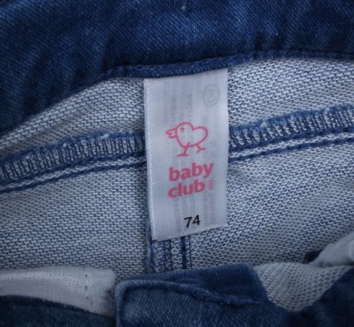 شلوار جینز دخترانه 11794 سایز 3 ماه تا 2 سال مارک baby club