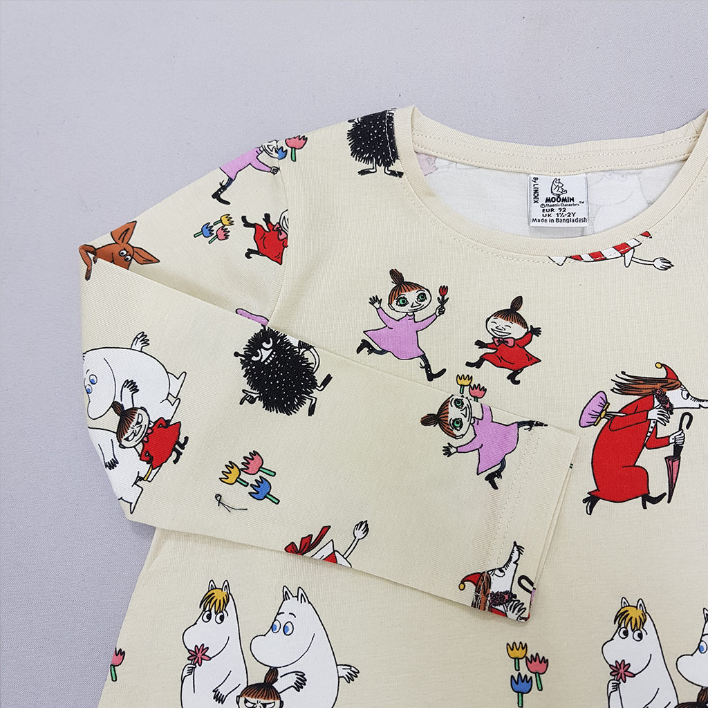 سارافون دخترانه 36763 سایز 1.5 تا 6 سال کد 2 مارک MOOMIN