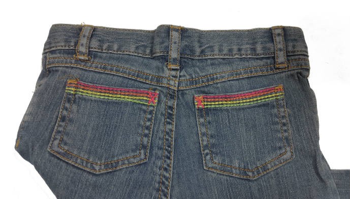 شلوار جینز دخترانه 10190 سایز 1 تا 6 سال مارک carters