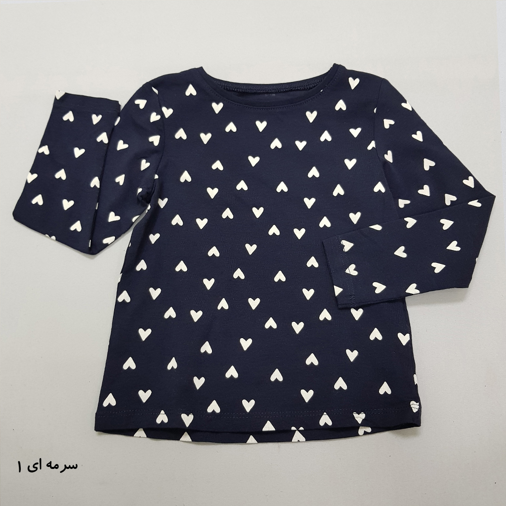 بلوز دخترانه 36902 سایز 1.5 تا 10 سال کد 4 مارک H&M