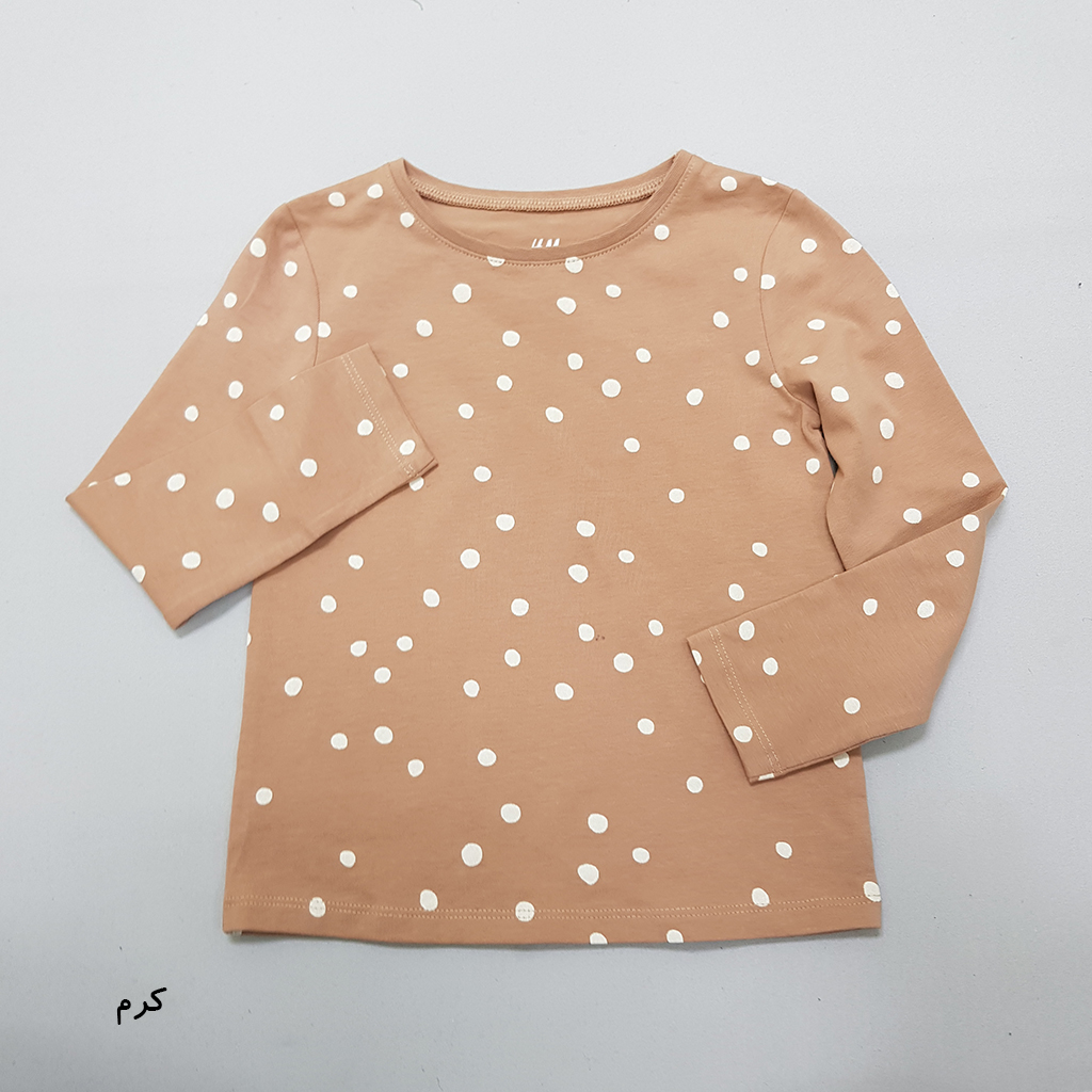 بلوز دخترانه 36902 سایز 1.5 تا 10 سال کد 4 مارک H&M   *