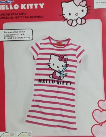 بلوز طرح کیتی دخترانه 15397 سایز 6 تا 12 سال مارک HELLO KITTY
