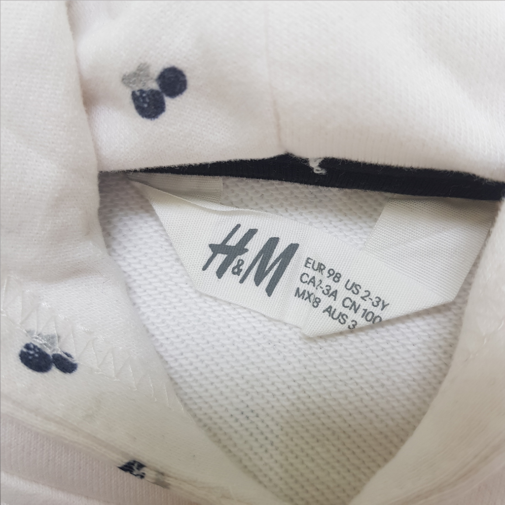 هودی دخترانه 37039 سایز 2 تا 12 سال کد 11 مارک H&M