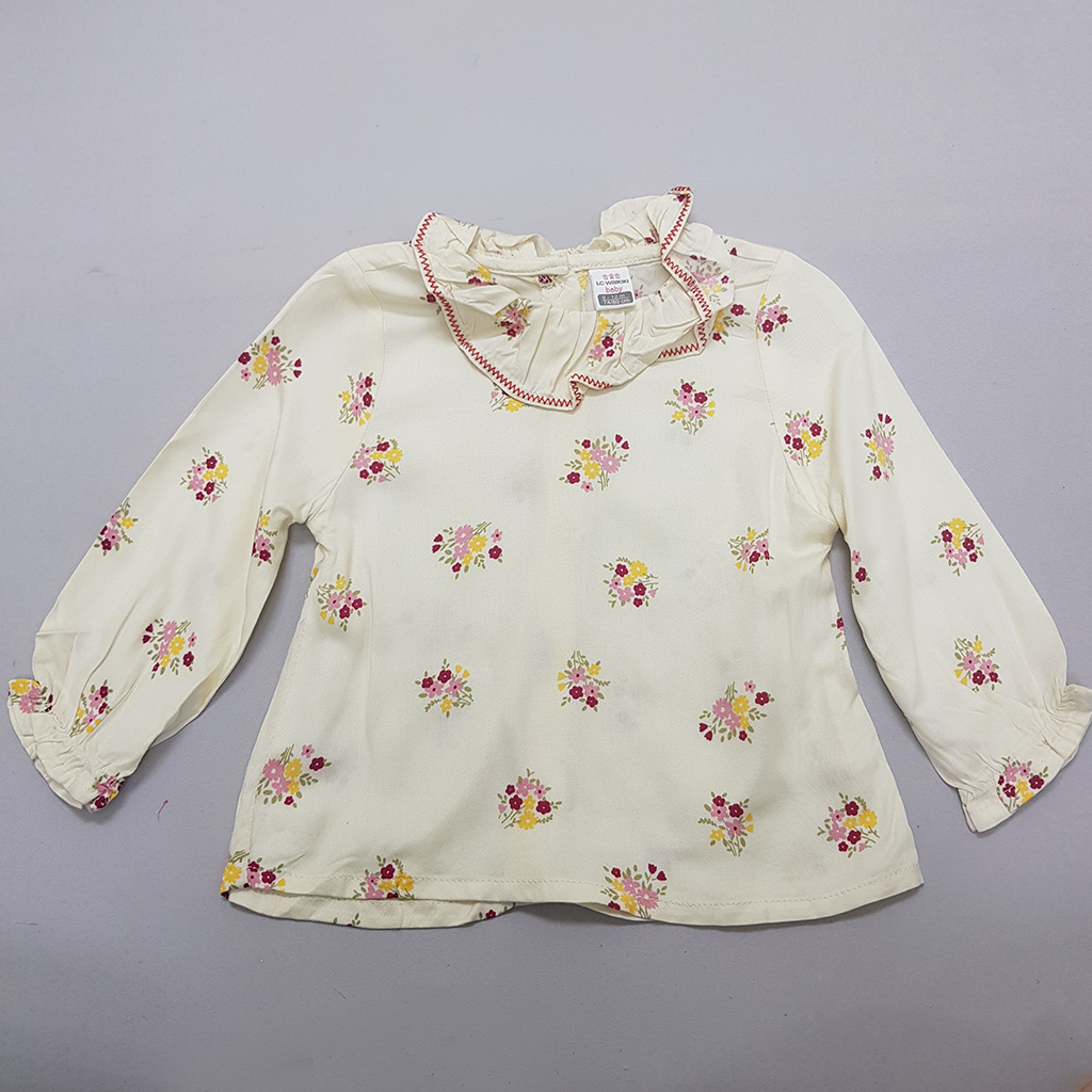 بلوز دخترانه 37047 سایز 6 تا 24 ماه مارک LC WaLKIKI