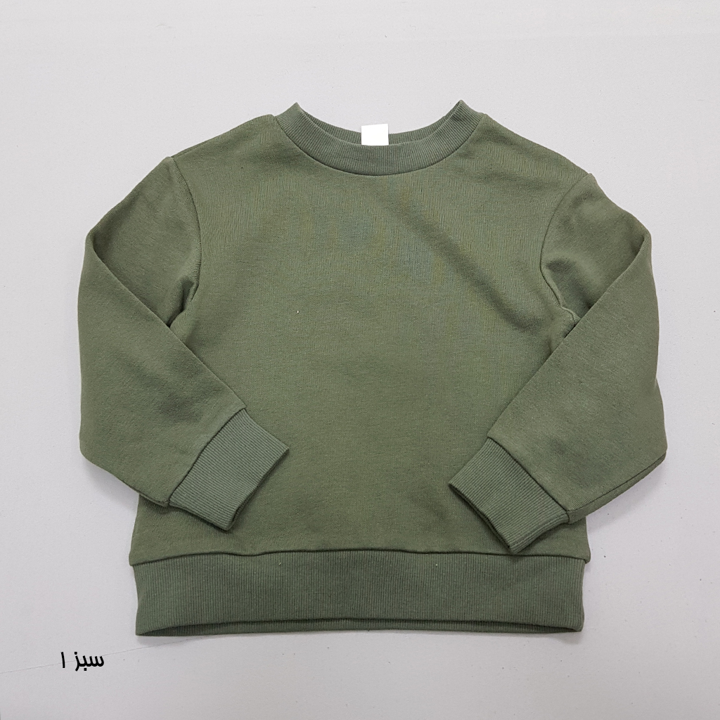 پلیور توپنبه ای پسرانه 37346 سایز 1.5 تا 11 سال کد 2 مارک H&M   *