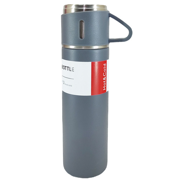 فلاسک مدل کادویی VACUUM FLASK SET به همراه لیوان کد 801737