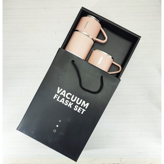 فلاسک مدل کادویی VACUUM FLASK SET به همراه لیوان کد 801737