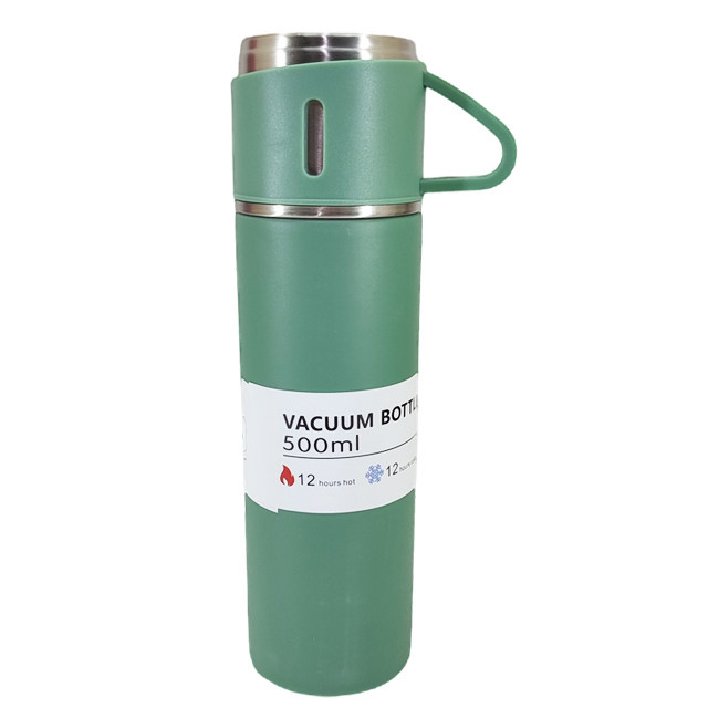 فلاسک مدل کادویی VACUUM FLASK SET به همراه لیوان کد 801737