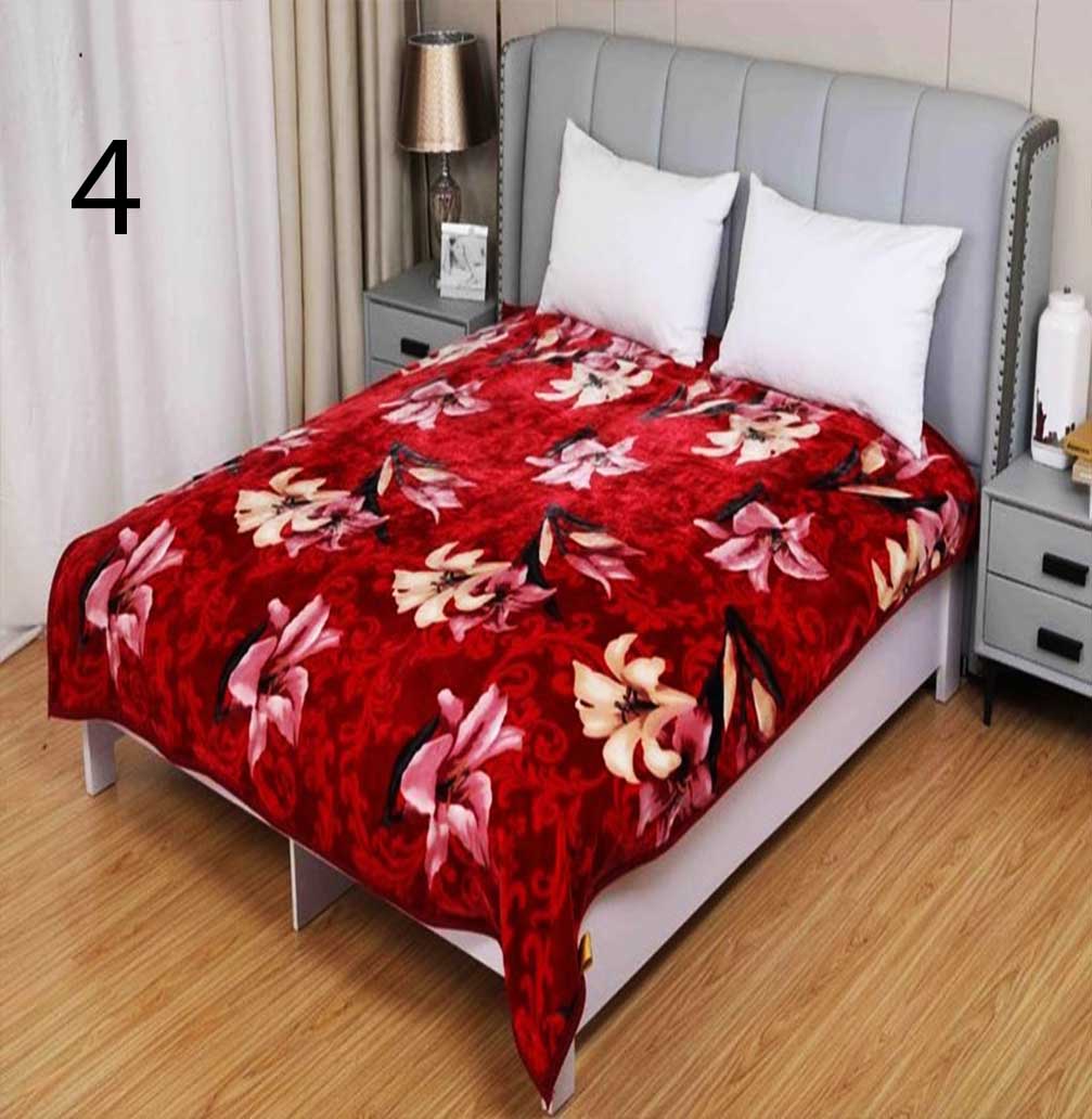 پتو مسافرتی و روتختی گل برجسته مارک 333 کد 901337