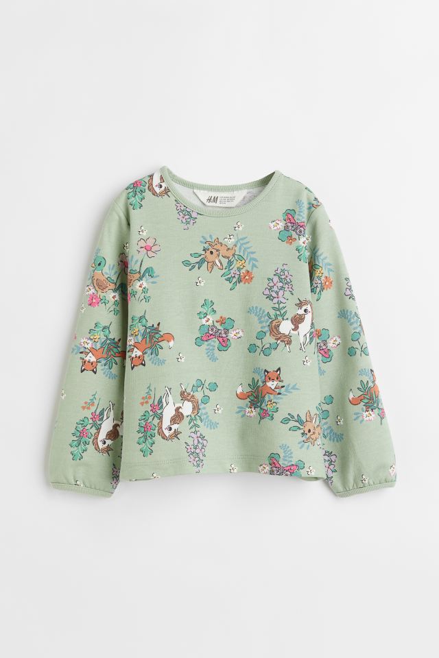 پلیور دخترانه 37224 سایز 1.5 تا 12 سال مارک H&M